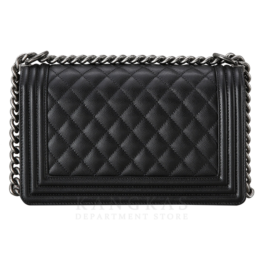 CHANEL(USED)샤넬 보이샤넬 캐비어 미듐