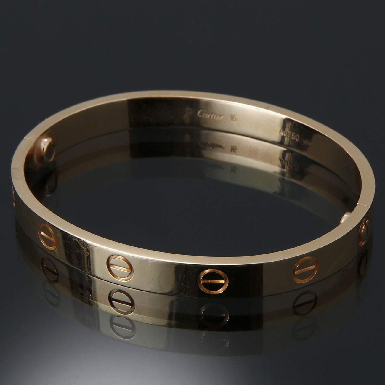 CARTIER(USED)까르띠에 러브 브레이슬릿 #16