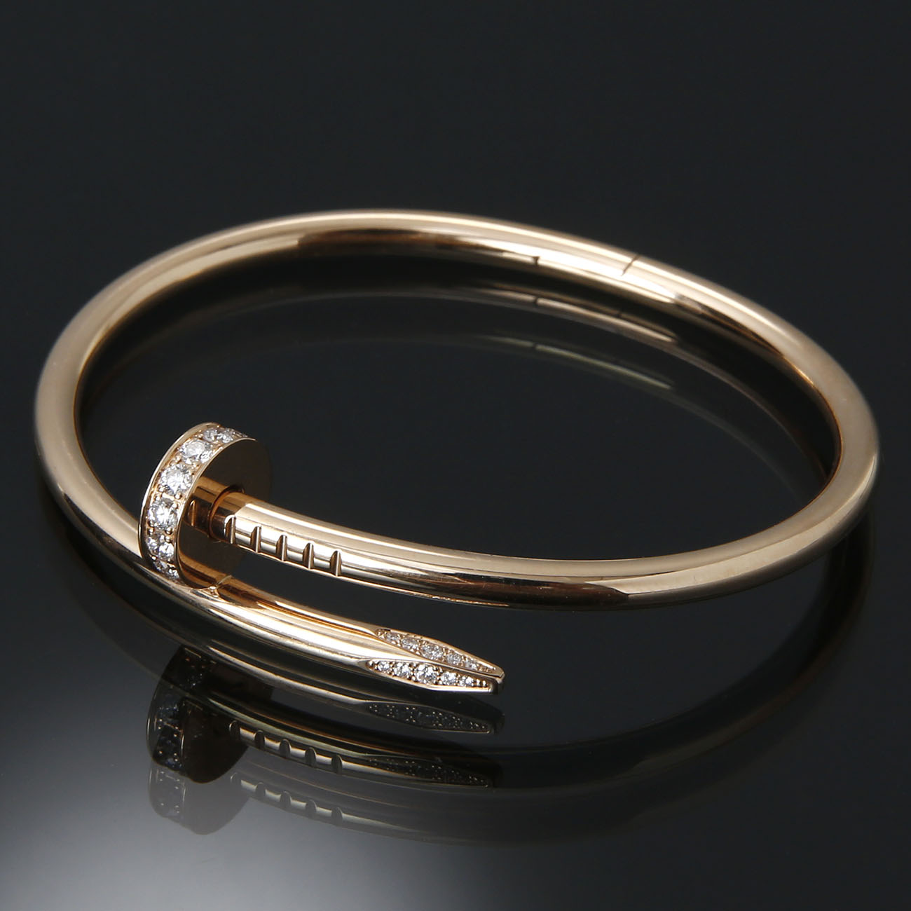 CARTIER(USED)까르띠에 다이아 저스트 앵 끌루 브레이슬릿 #16