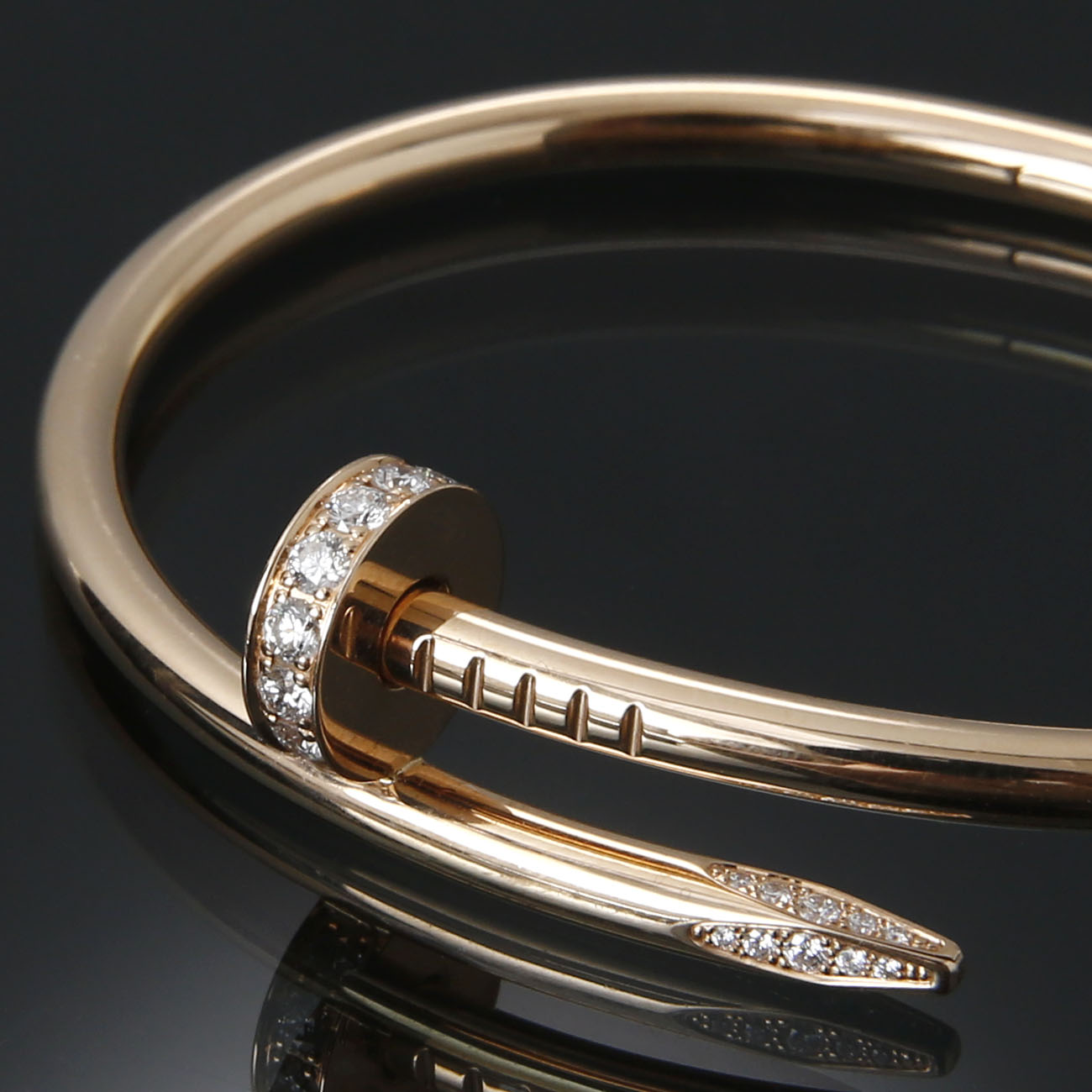 CARTIER(USED)까르띠에 다이아 저스트 앵 끌루 브레이슬릿 #16
