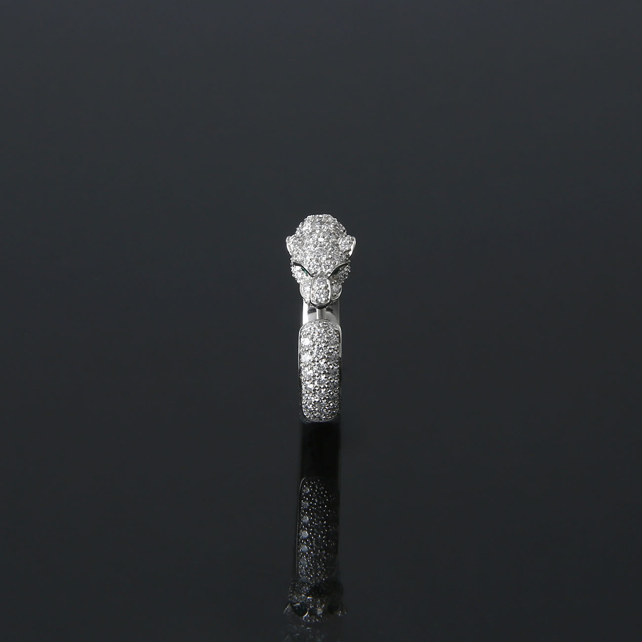 CARTIER(USED)까르띠에 파베 다이아 팬더 드 까르띠에 링 #54
