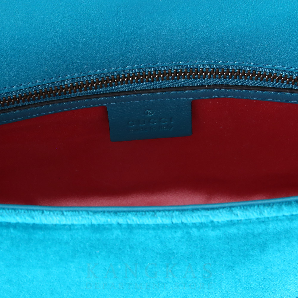 GUCCI(USED)구찌 443497 스웨이드 GG마몽 마틀라세 체인백