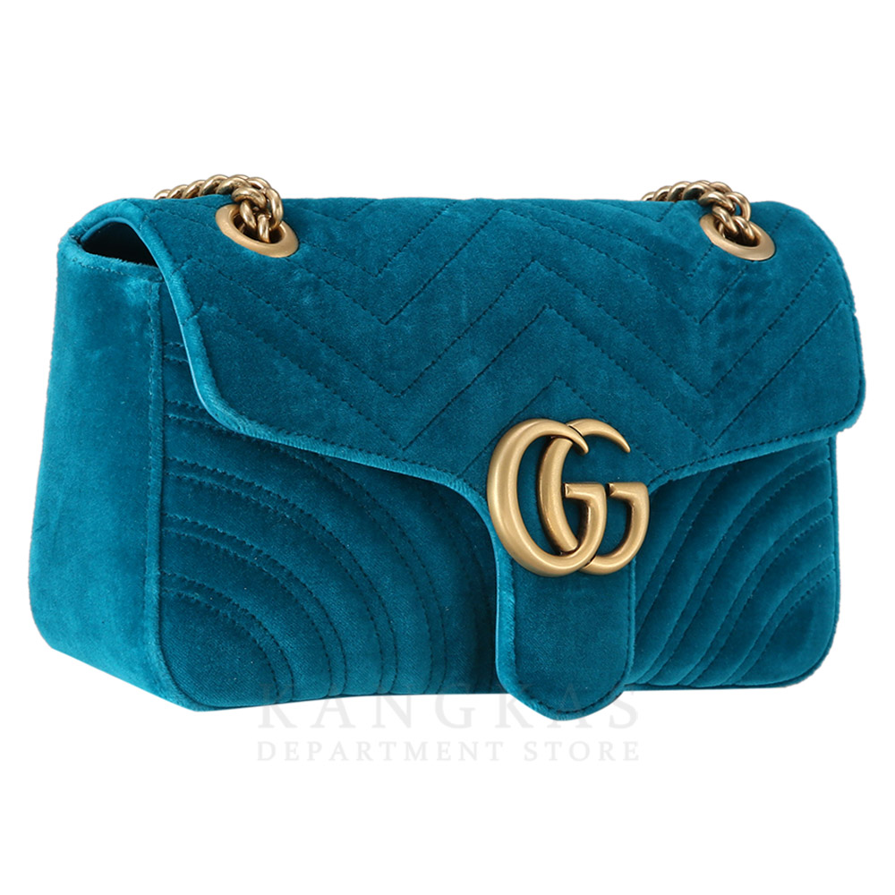 GUCCI(USED)구찌 443497 스웨이드 GG마몽 마틀라세 체인백