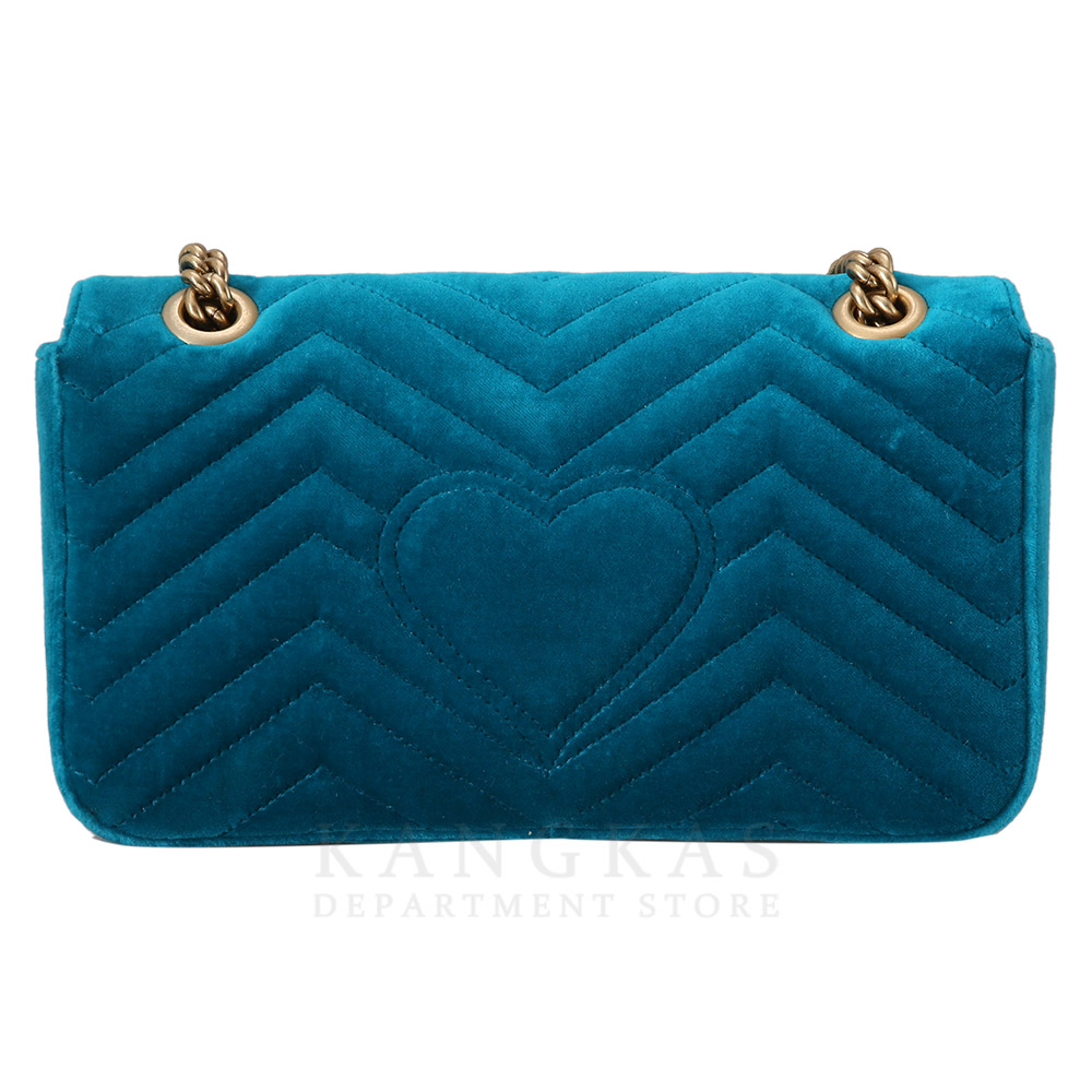 GUCCI(USED)구찌 443497 스웨이드 GG마몽 마틀라세 체인백