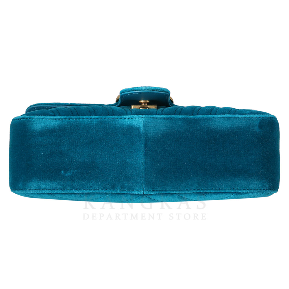 GUCCI(USED)구찌 443497 스웨이드 GG마몽 마틀라세 체인백