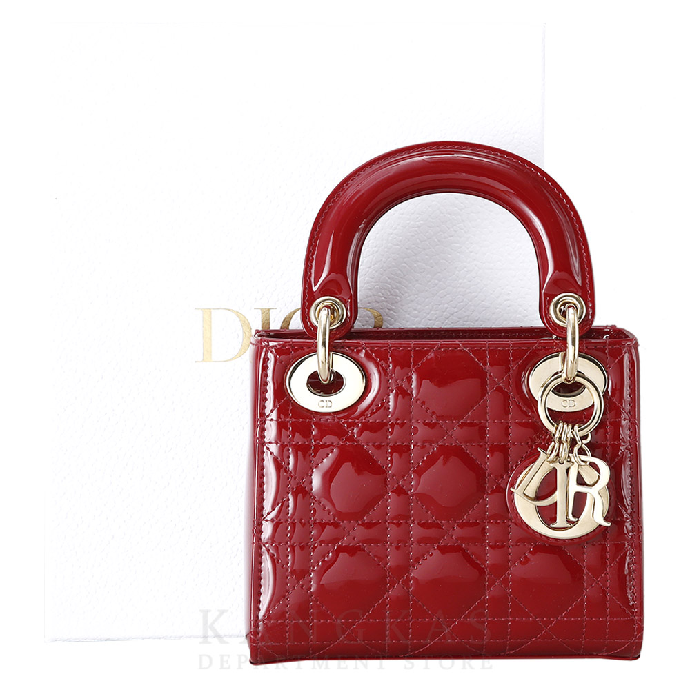 CHRISTIAN DIOR(USED)크리스찬디올 페이던트 레이디디올 미니 백