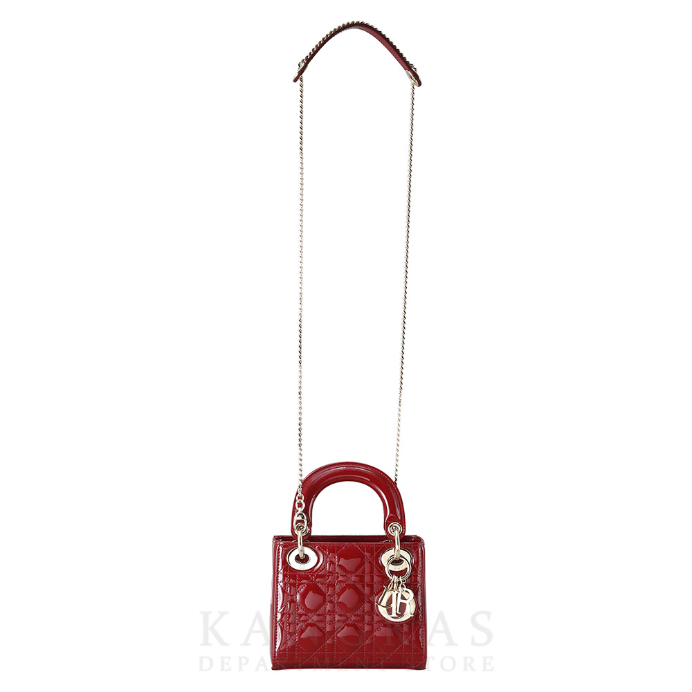 CHRISTIAN DIOR(USED)크리스찬디올 페이던트 레이디디올 미니 백