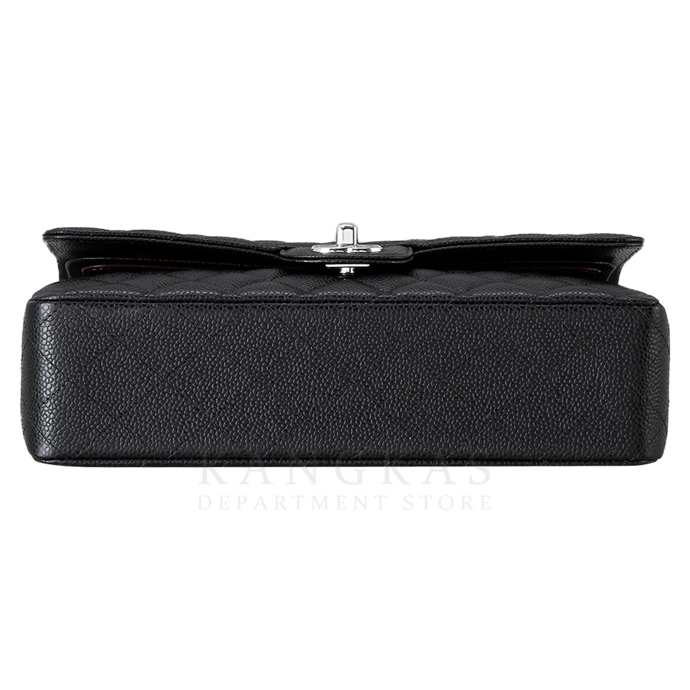 CHANEL(USED)샤넬 클래식 캐비어 미듐 은장