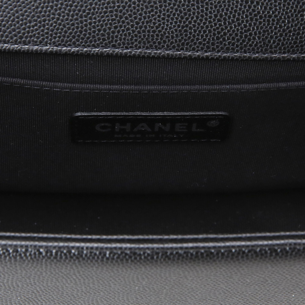 CHANEL(USED)샤넬 보이샤넬 캐비어 미듐