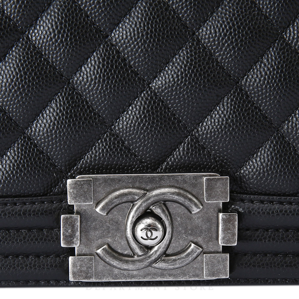CHANEL(USED)샤넬 보이샤넬 캐비어 미듐