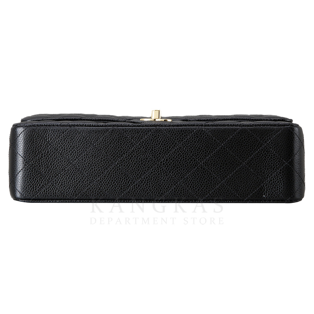 CHANEL(USED)샤넬 클래식 캐비어 미듐 금장