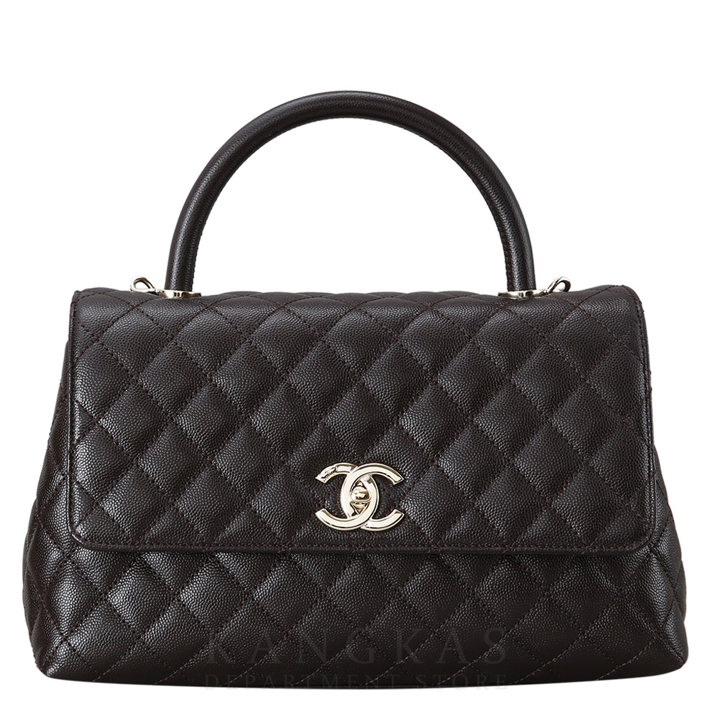 CHANEL(USED)샤넬 캐비어 코코핸들28 미듐
