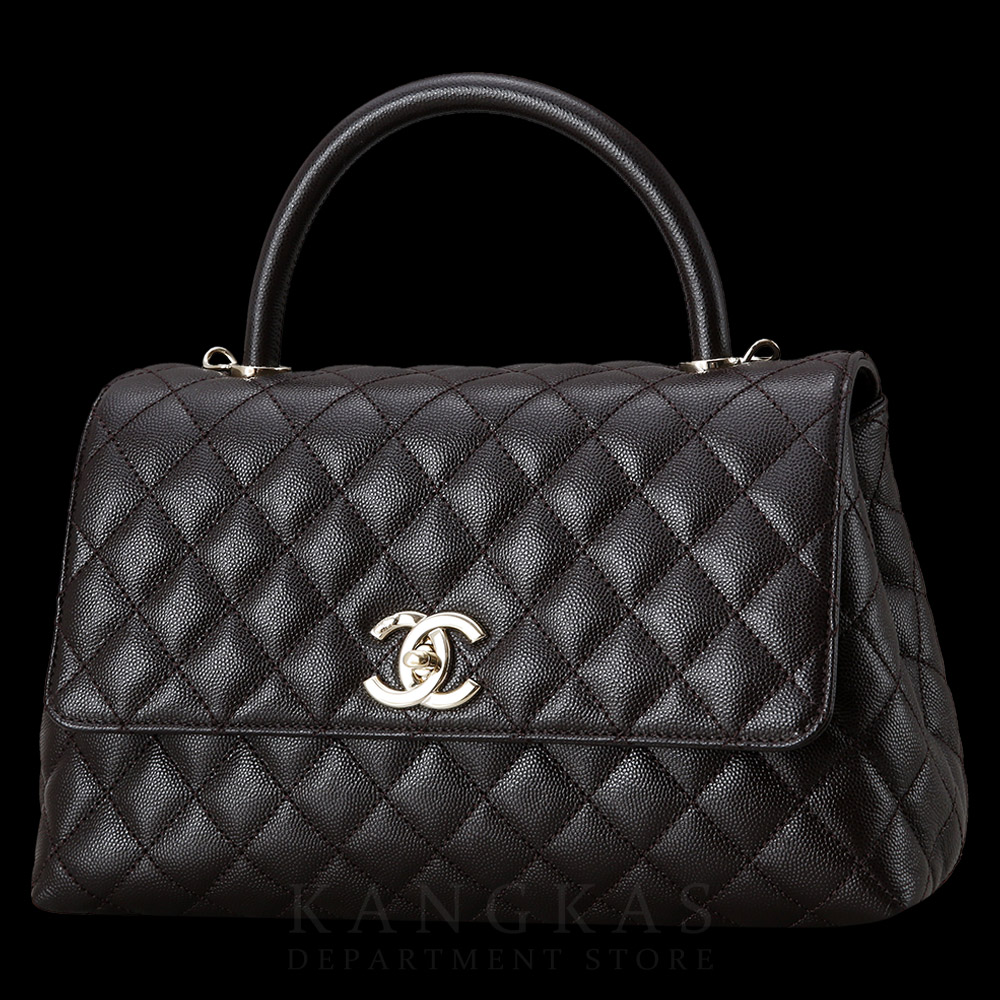 CHANEL(USED)샤넬 캐비어 코코핸들28 미듐