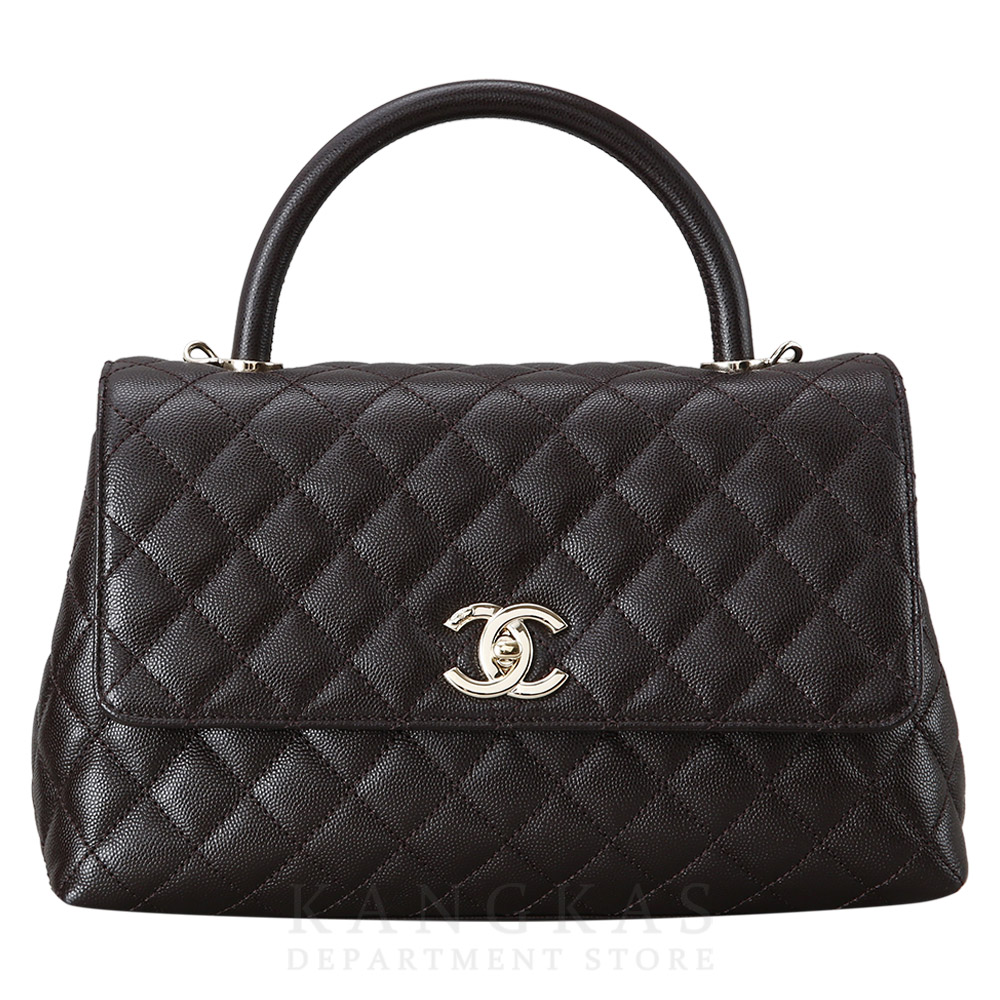 CHANEL(USED)샤넬 캐비어 코코핸들28 미듐