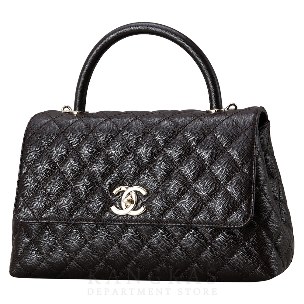 CHANEL(USED)샤넬 캐비어 코코핸들28 미듐