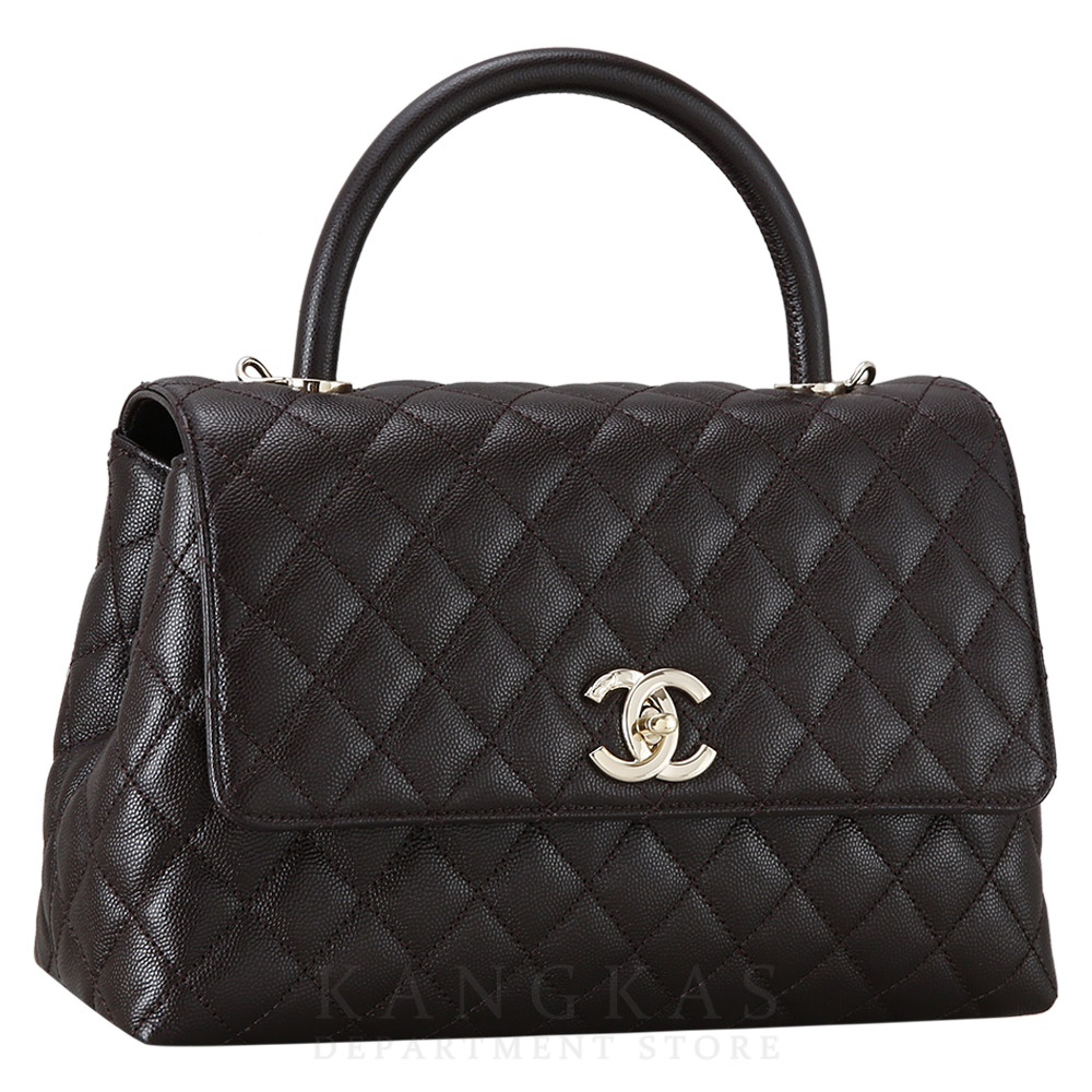 CHANEL(USED)샤넬 캐비어 코코핸들28 미듐