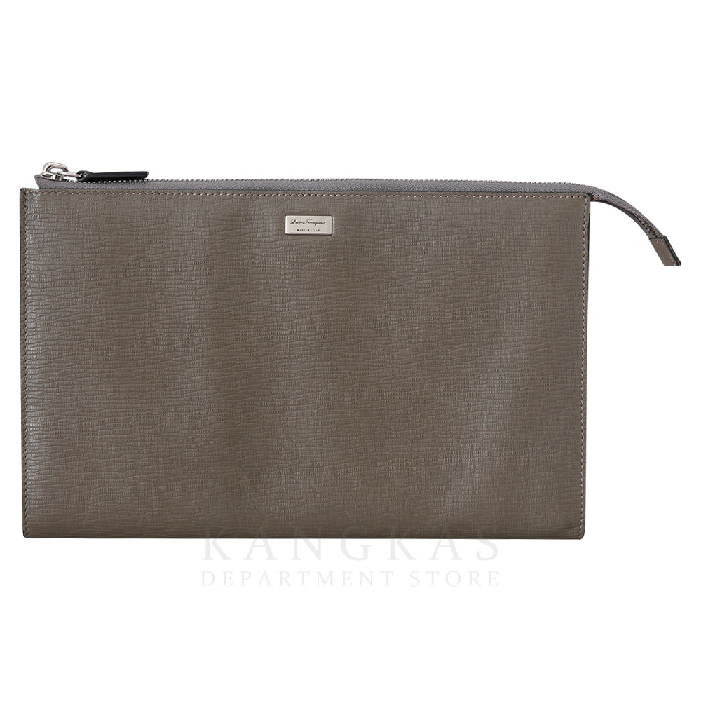 FERRAGAMO(USED)페레가모 레더 클러치
