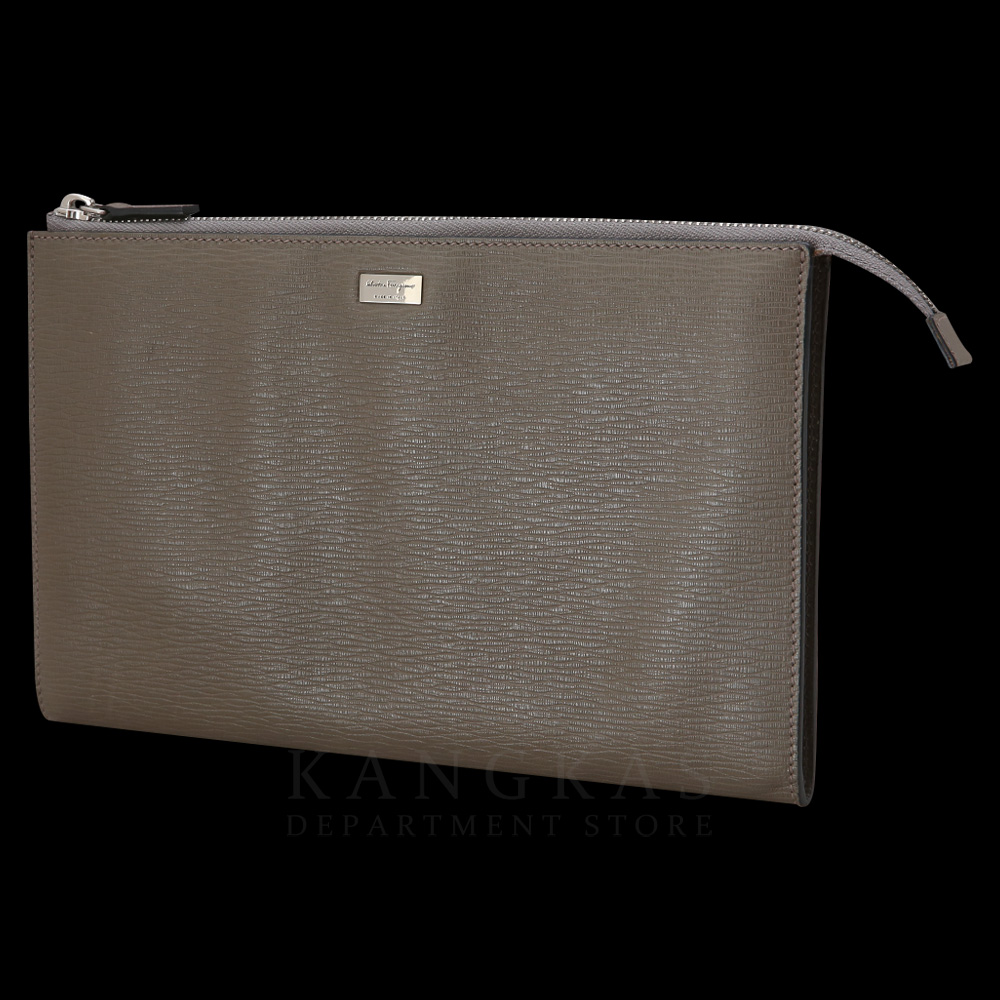 FERRAGAMO(USED)페레가모 레더 클러치