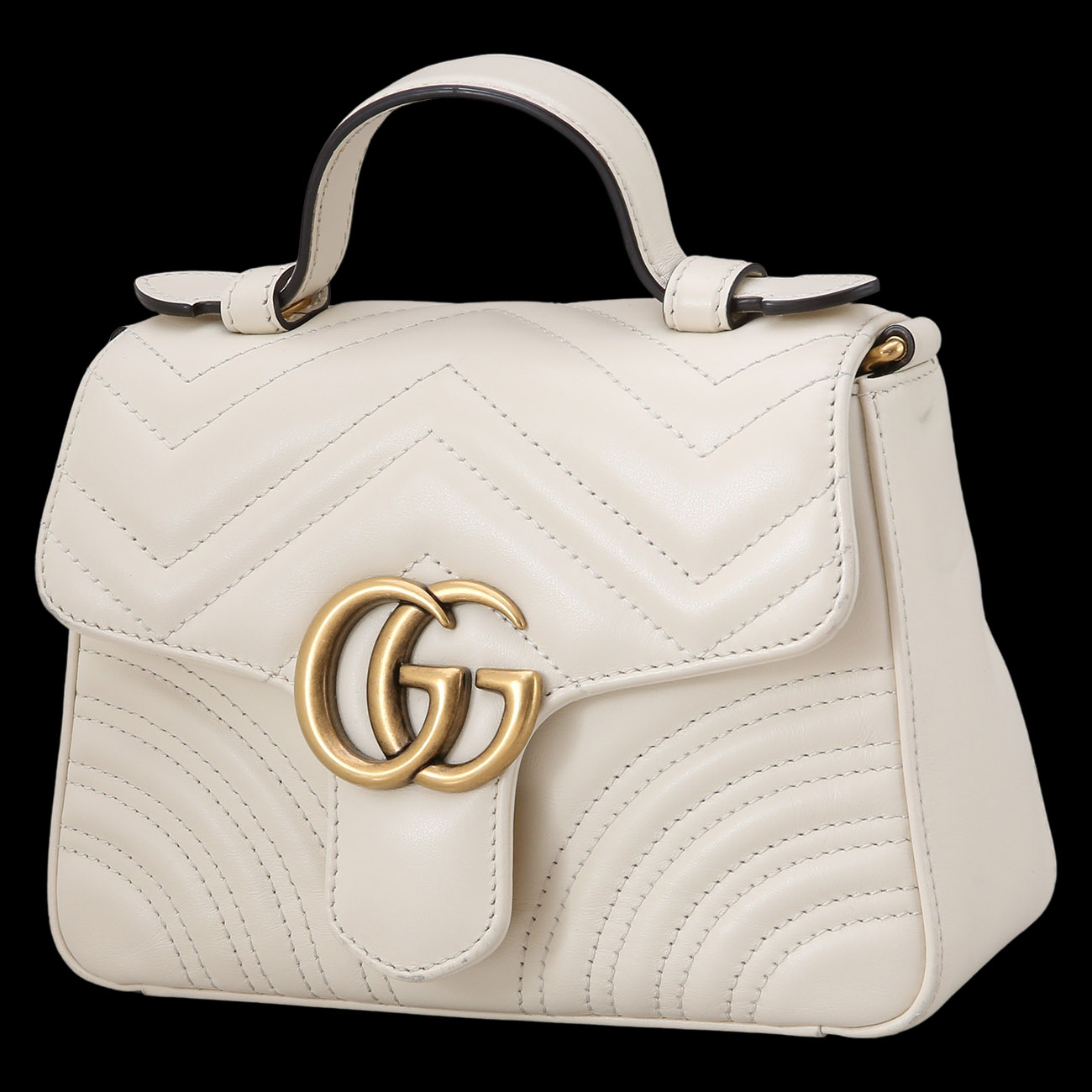 GUCCI(USED)구찌 547260 GG마몽 마틀라세 미니 탑 핸들백
