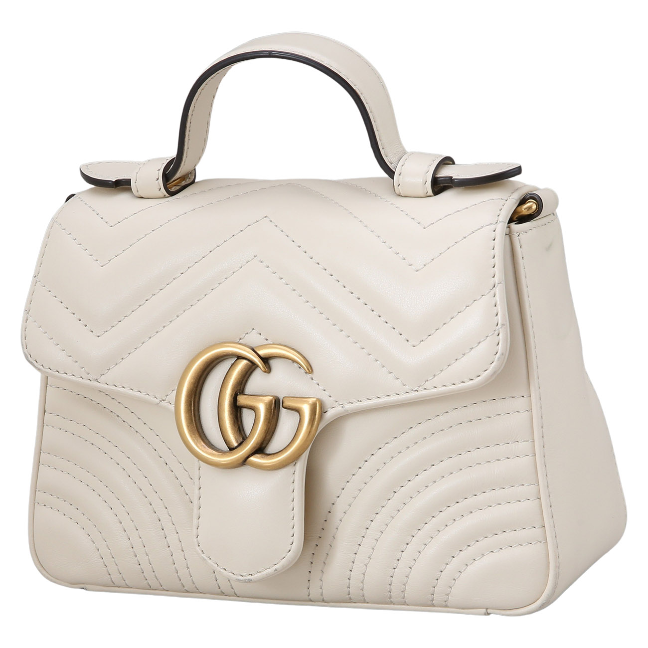 GUCCI(USED)구찌 547260 GG마몽 마틀라세 미니 탑 핸들백
