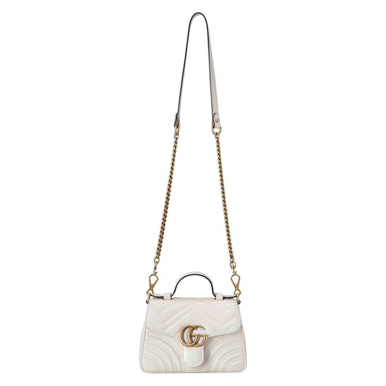 GUCCI(USED)구찌 547260 GG마몽 마틀라세 미니 탑 핸들백