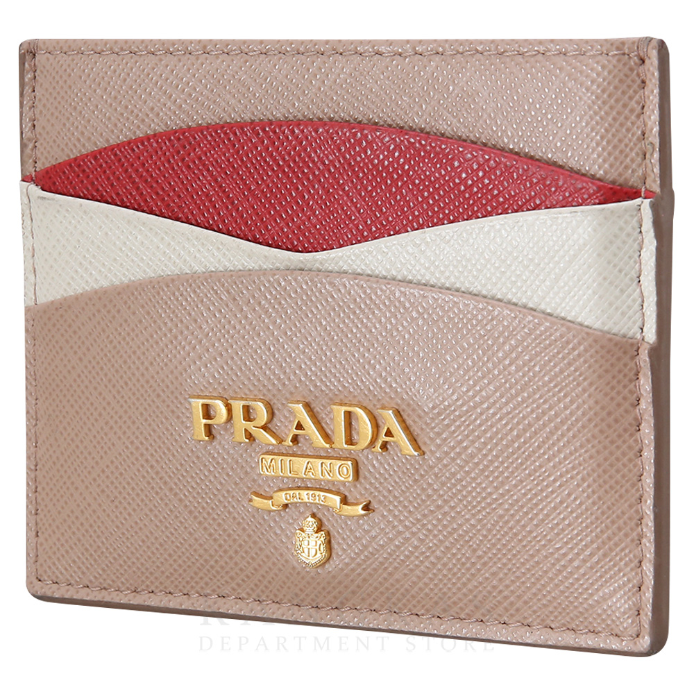 PRADA(USED)프라다 1MC025 사피아노 멀티컬러 카드 지갑