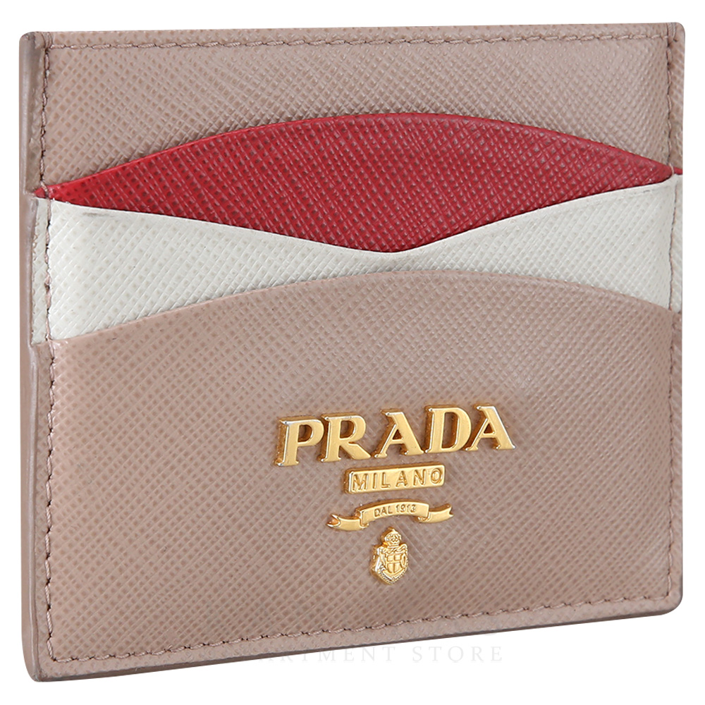 PRADA(USED)프라다 1MC025 사피아노 멀티컬러 카드 지갑