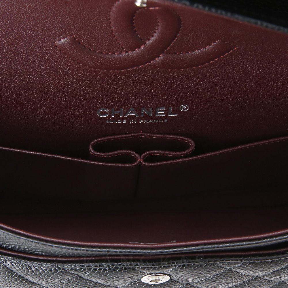 CHANEL(NEW)샤넬 클래식 캐비어 미듐 은장