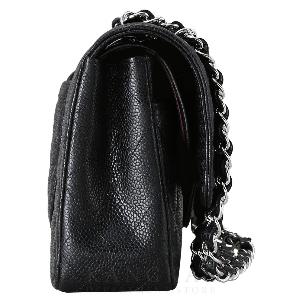 CHANEL(NEW)샤넬 클래식 캐비어 미듐 은장