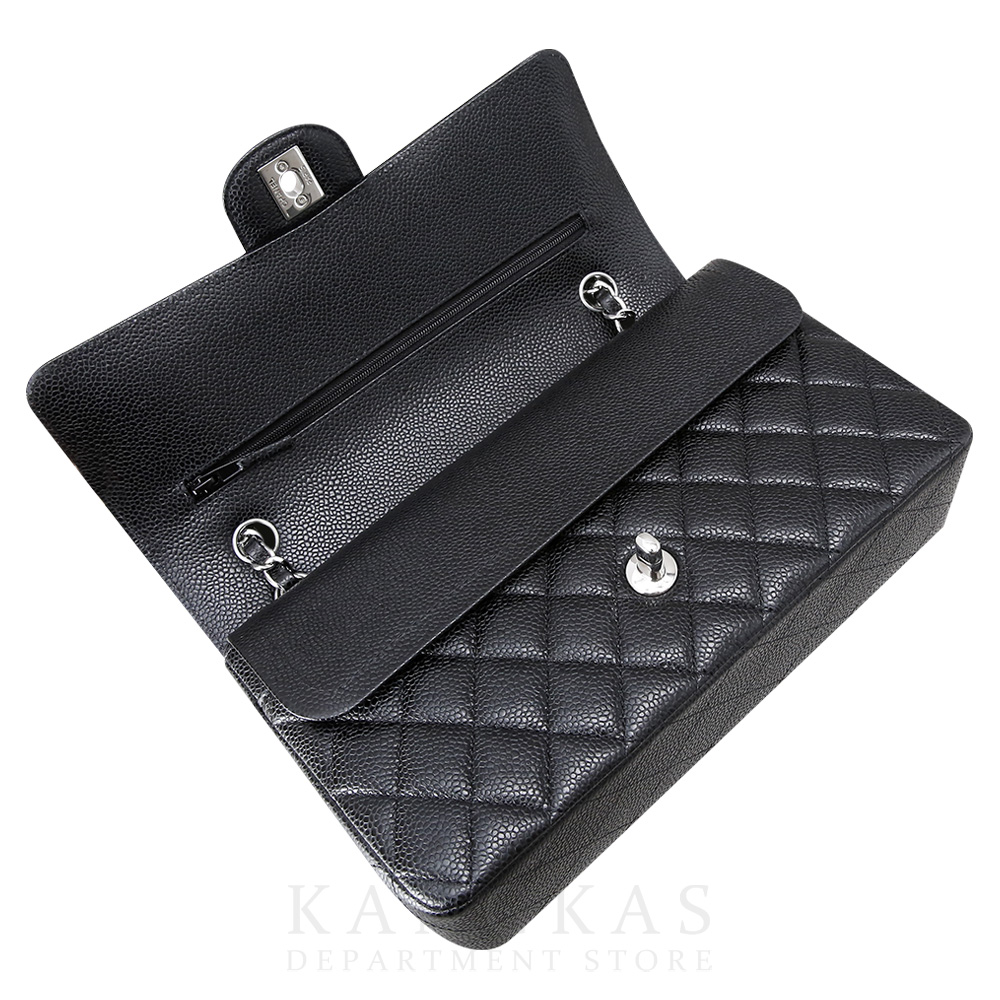 CHANEL(NEW)샤넬 클래식 캐비어 미듐 은장