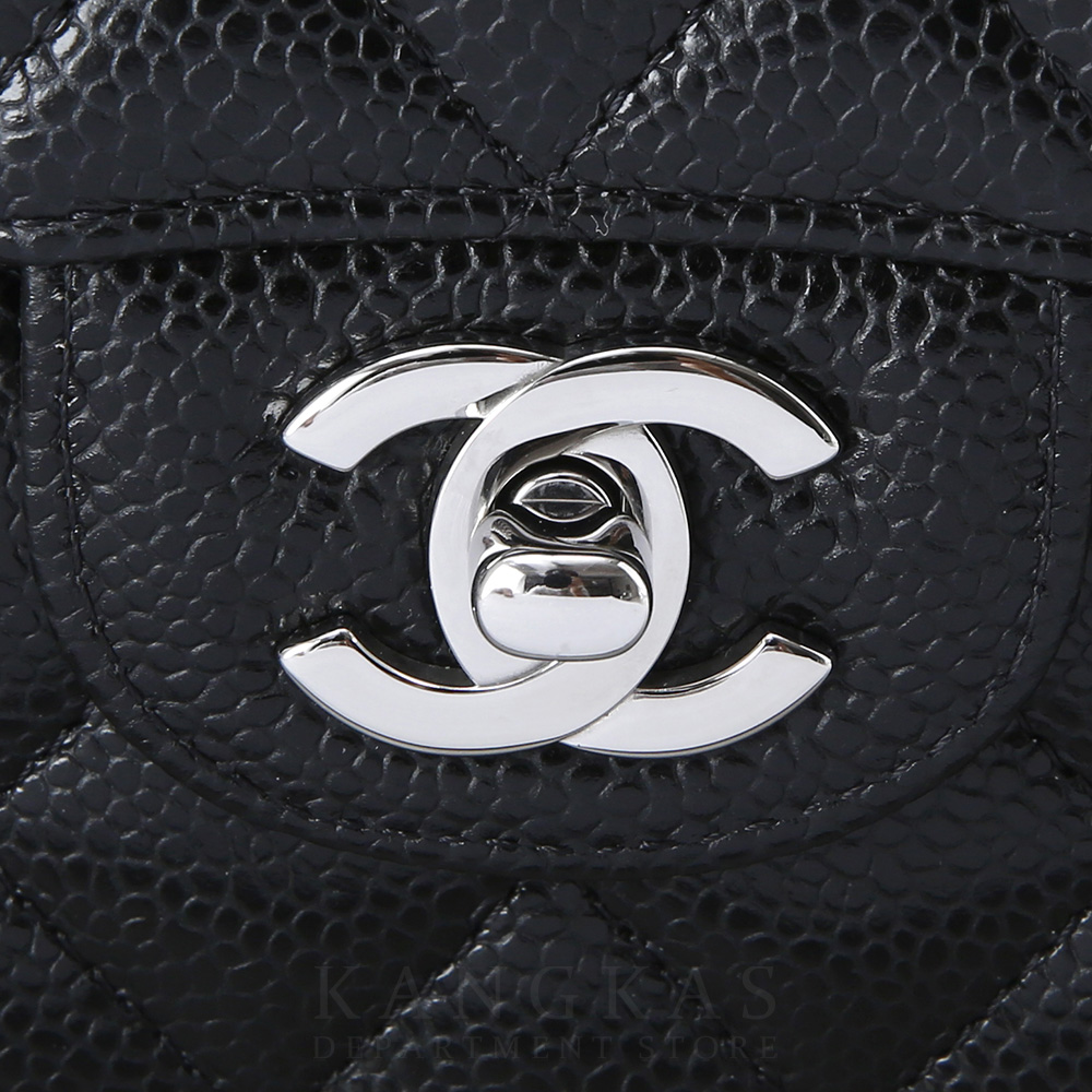 CHANEL(NEW)샤넬 클래식 캐비어 미듐 은장