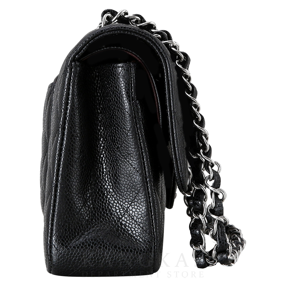CHANEL(NEW)샤넬 클래식 캐비어 미듐 은장