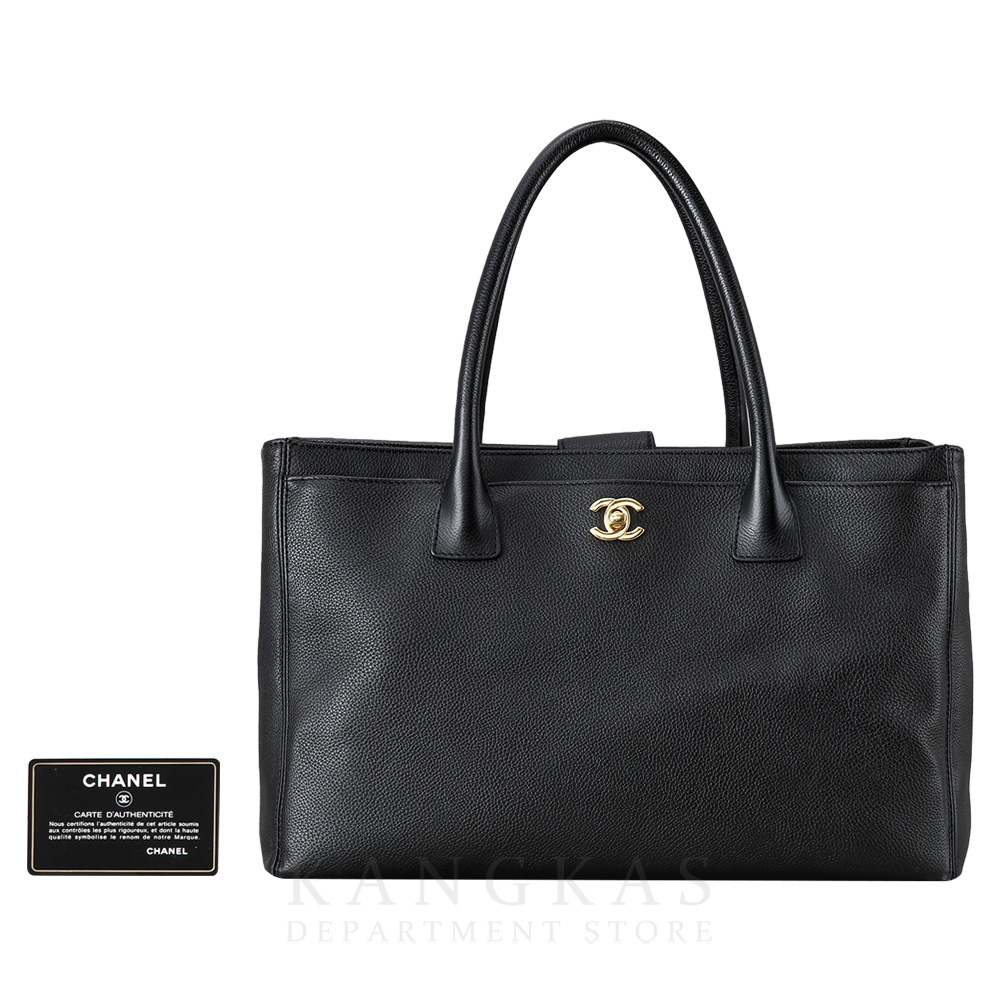 CHANEL(USED)샤넬 서프백 블랙 금장