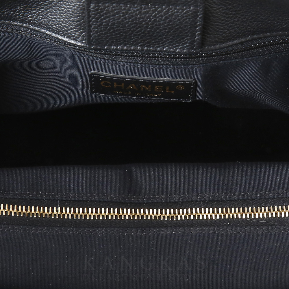 CHANEL(USED)샤넬 서프백 블랙 금장