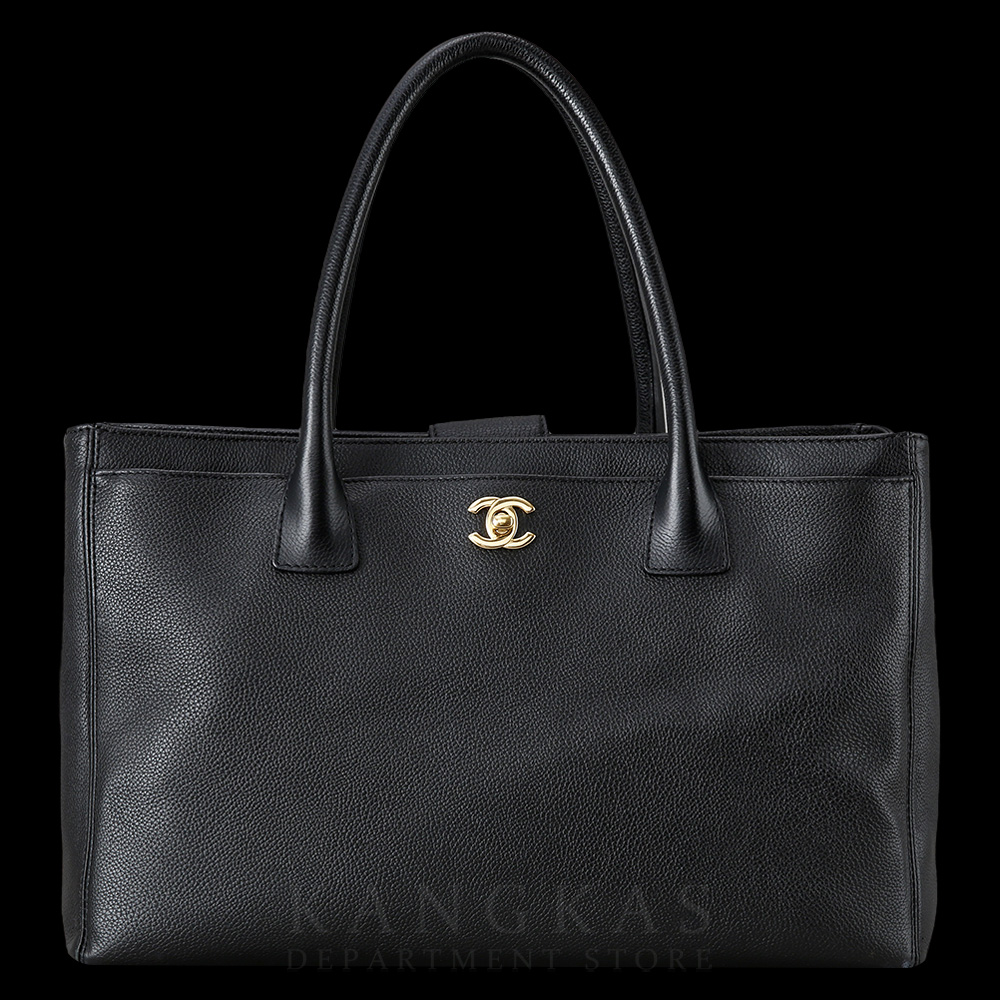 CHANEL(USED)샤넬 서프백 블랙 금장