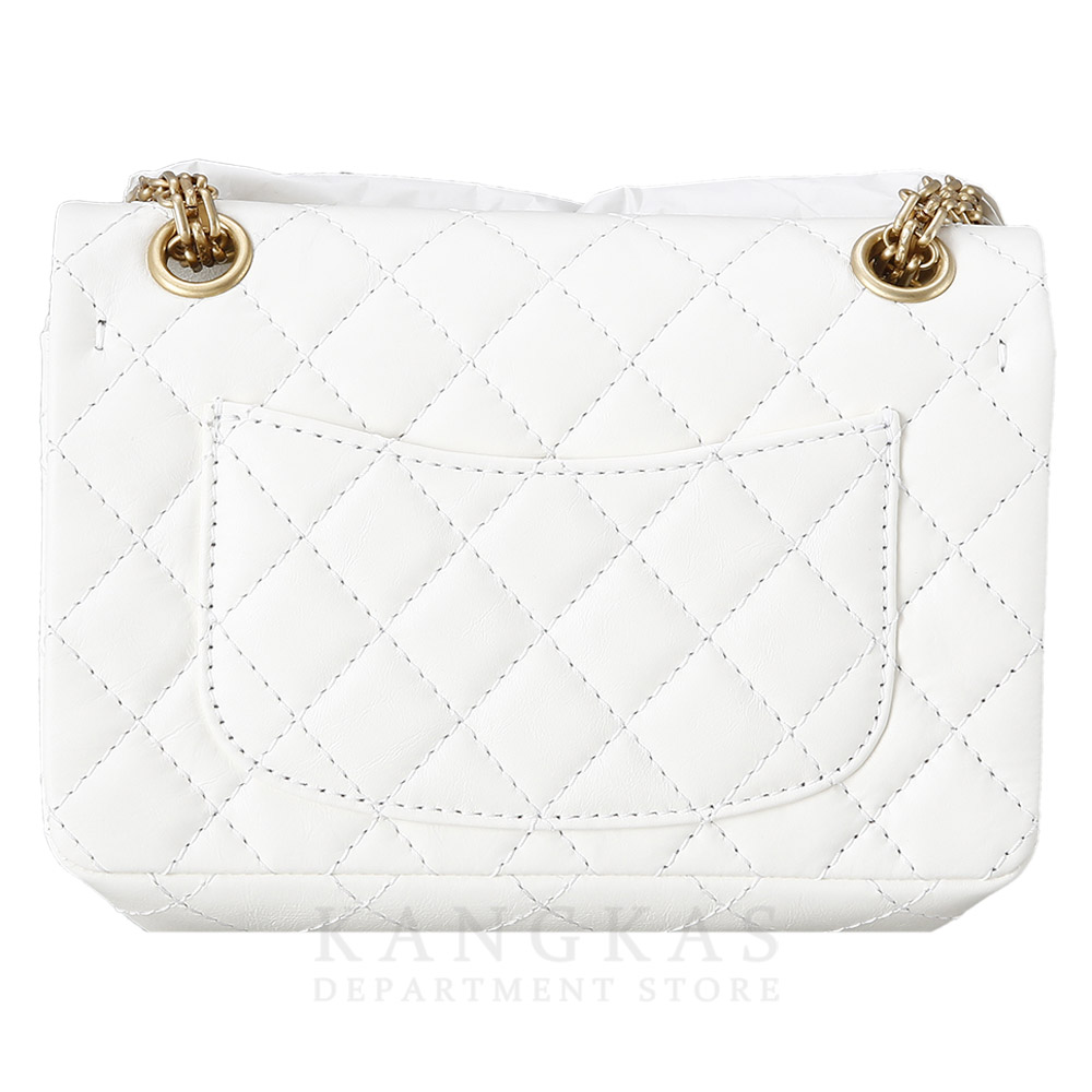 CHANEL(NEW)샤넬 2.55 빈티지 미니 화이트 금장 (새상품) NEW PRODUCT