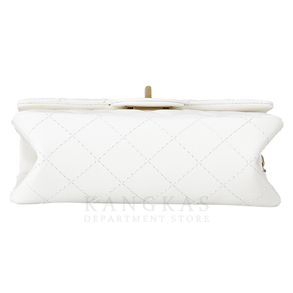 CHANEL(NEW)샤넬 2.55 빈티지 미니 화이트 금장 (새상품) NEW PRODUCT