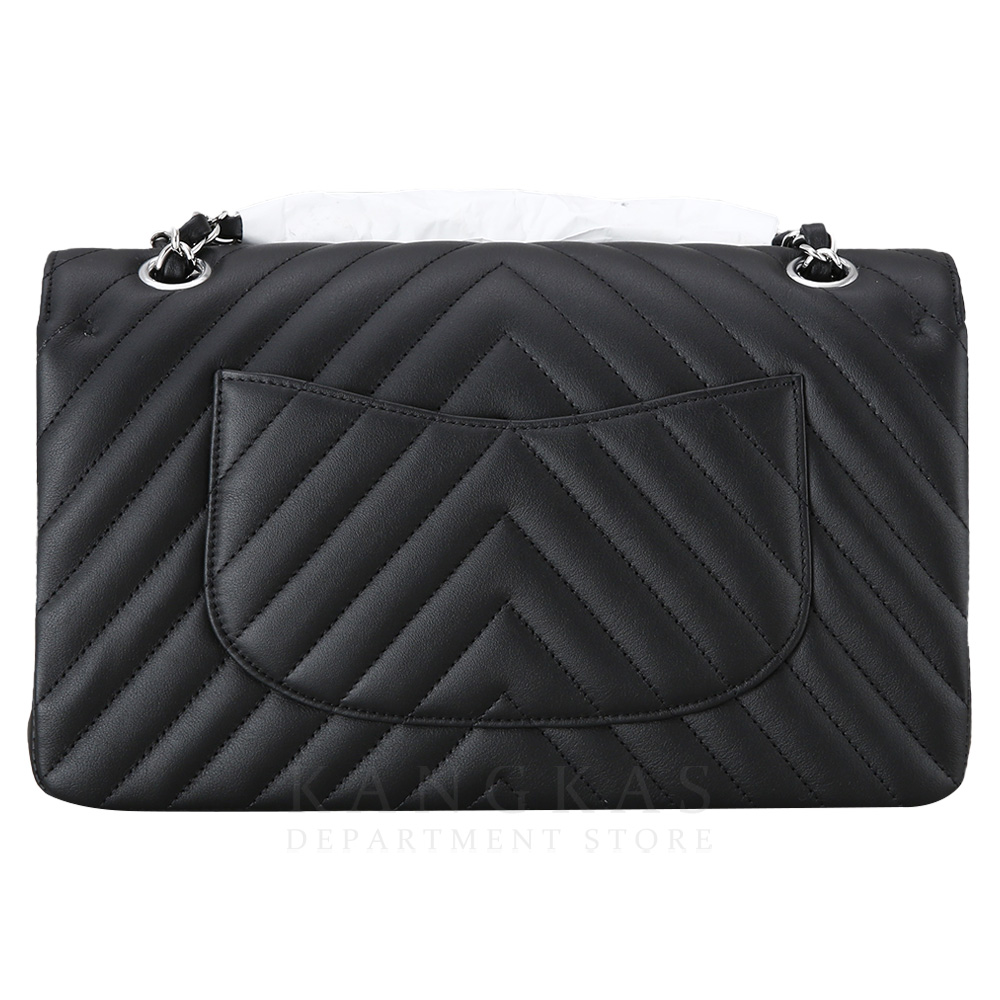 CHANEL(NEW)샤넬 클래식 쉐브론 램스킨 미듐 블랙 (새제품) NEW PRODUCT
