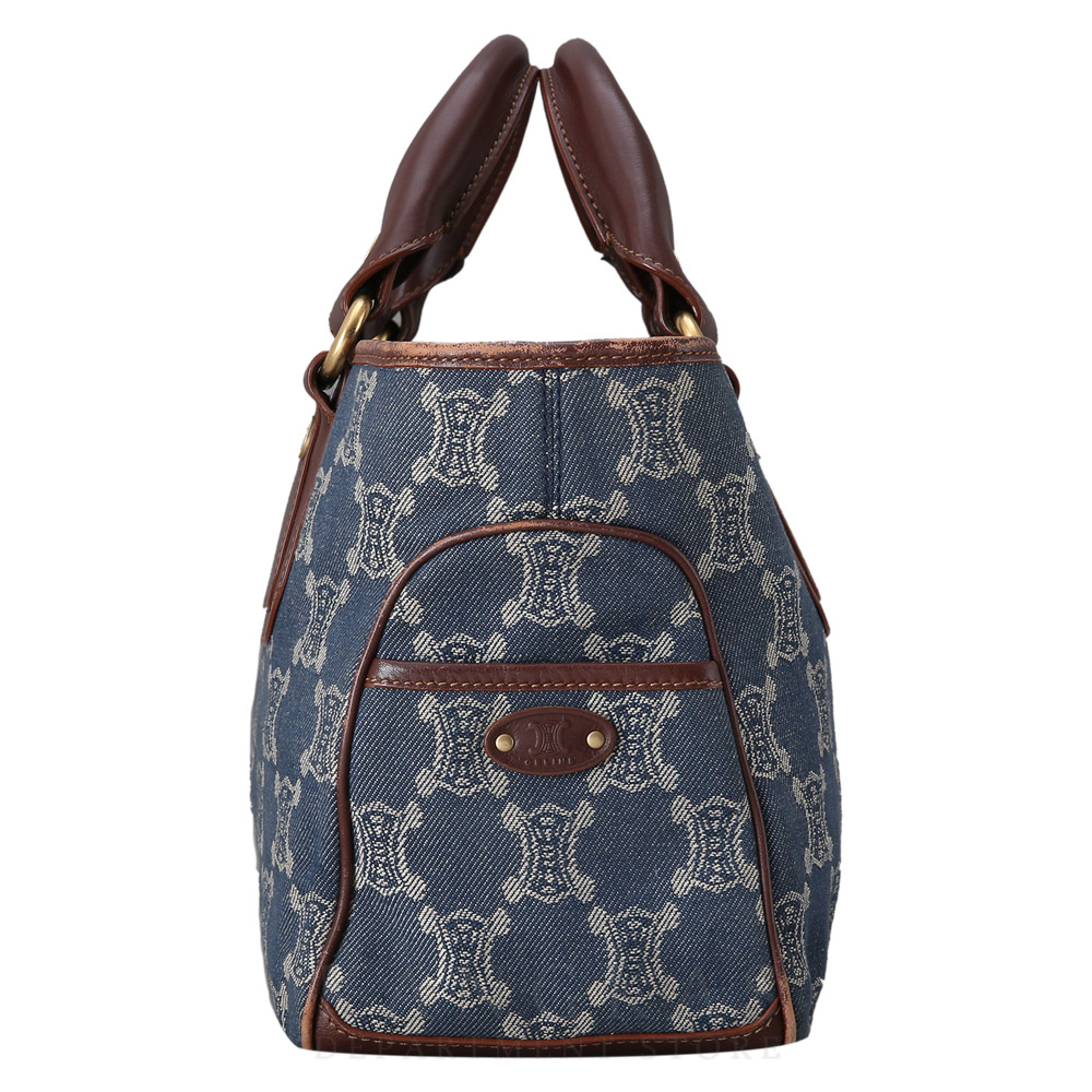CELINE(USED)셀린느 데님 자가드 토트백