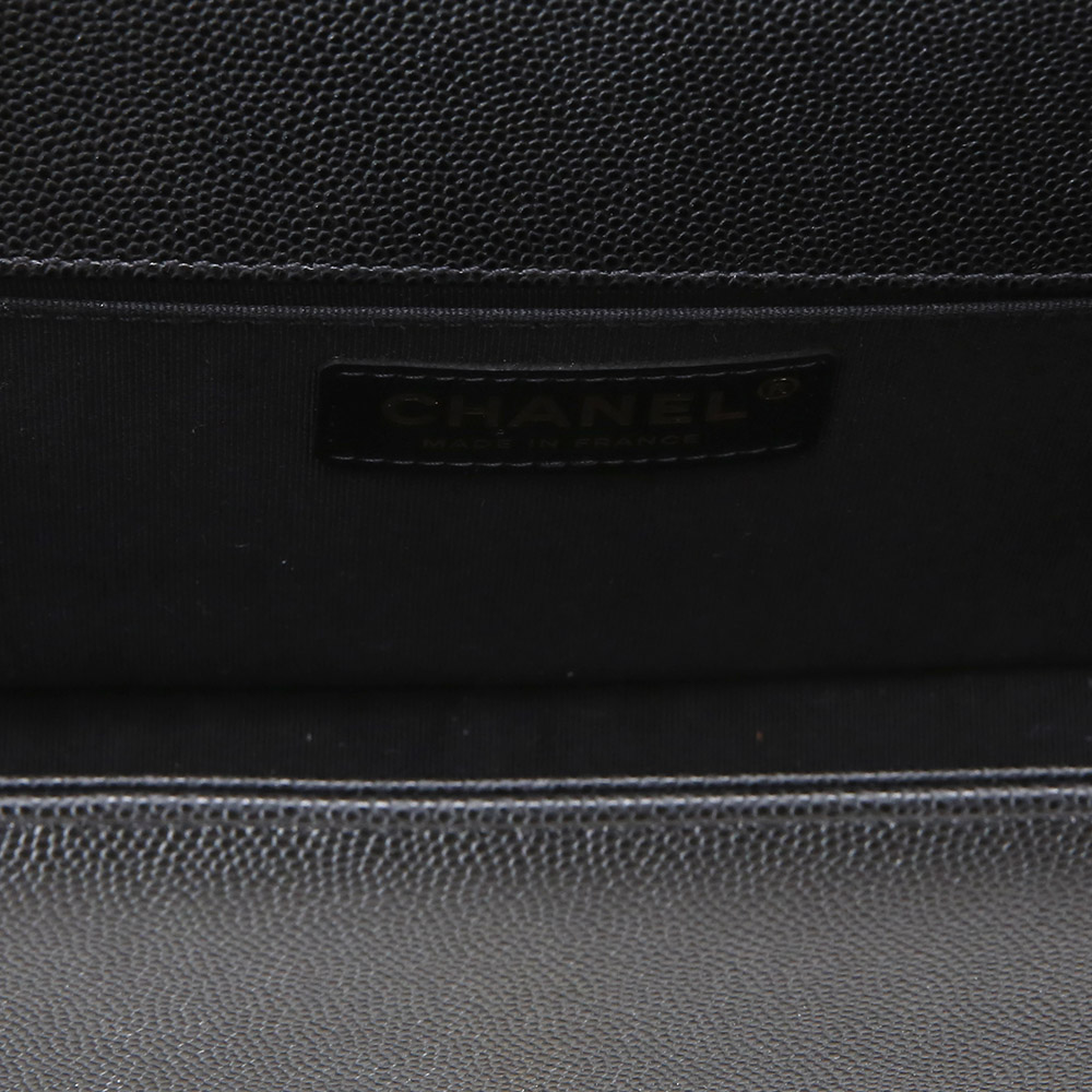 CHANEL(USED)샤넬 보이샤넬 캐비어 미듐