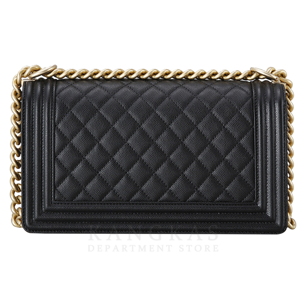 CHANEL(USED)샤넬 보이샤넬 캐비어 미듐