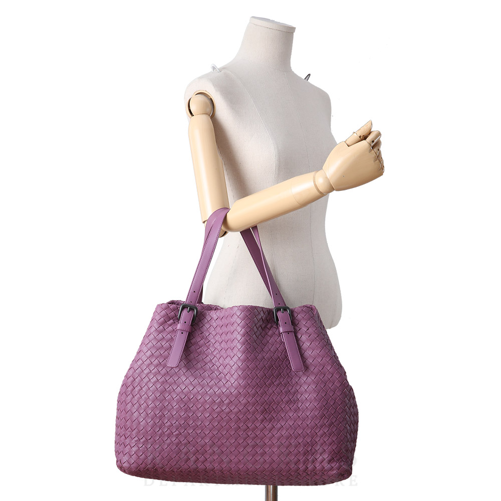 BOTTEGA VENETA(USED)보테가베네타 인트레치아토 위빙 토트백