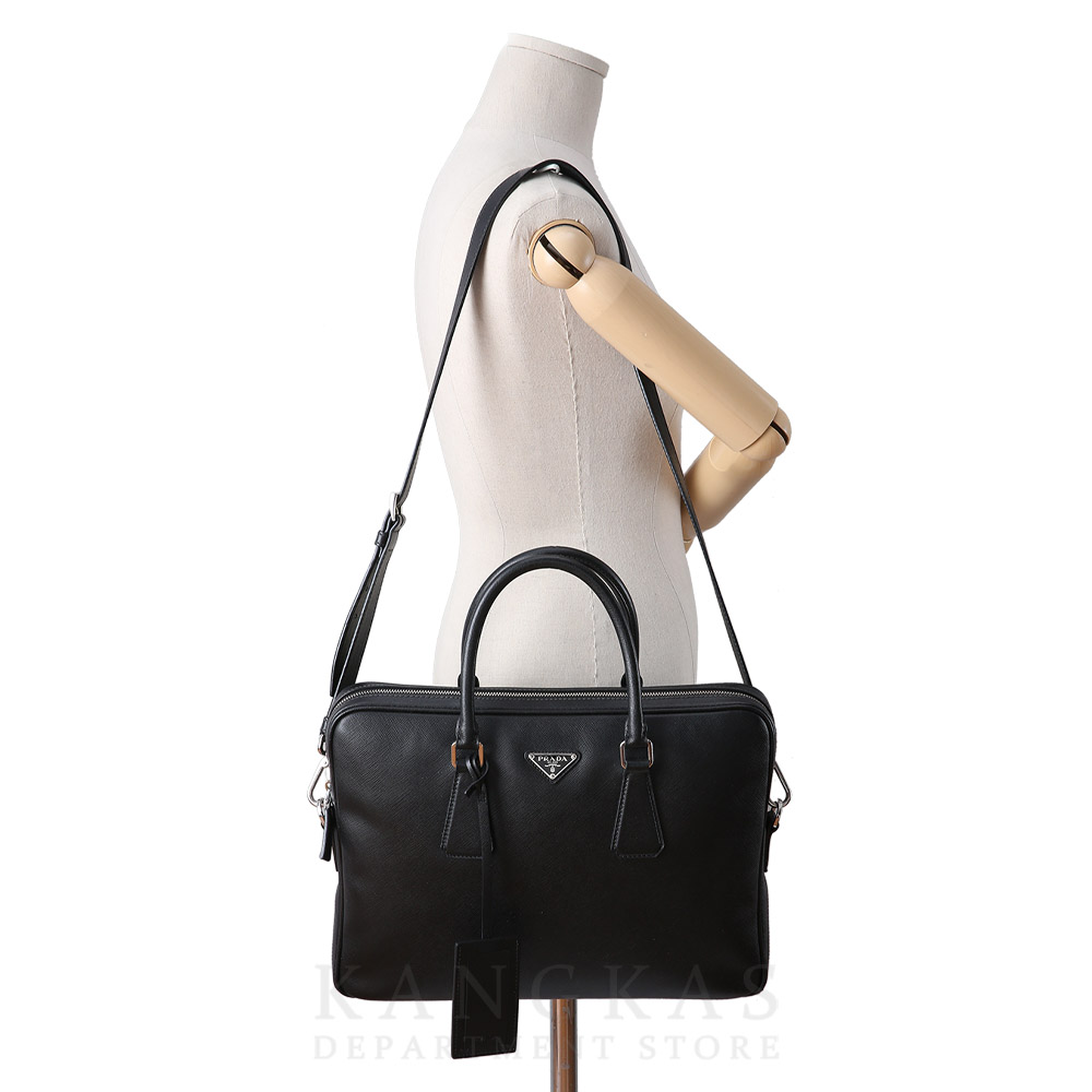 PRADA(USED)프라다 2VE368 사피아노 브리프케이스
