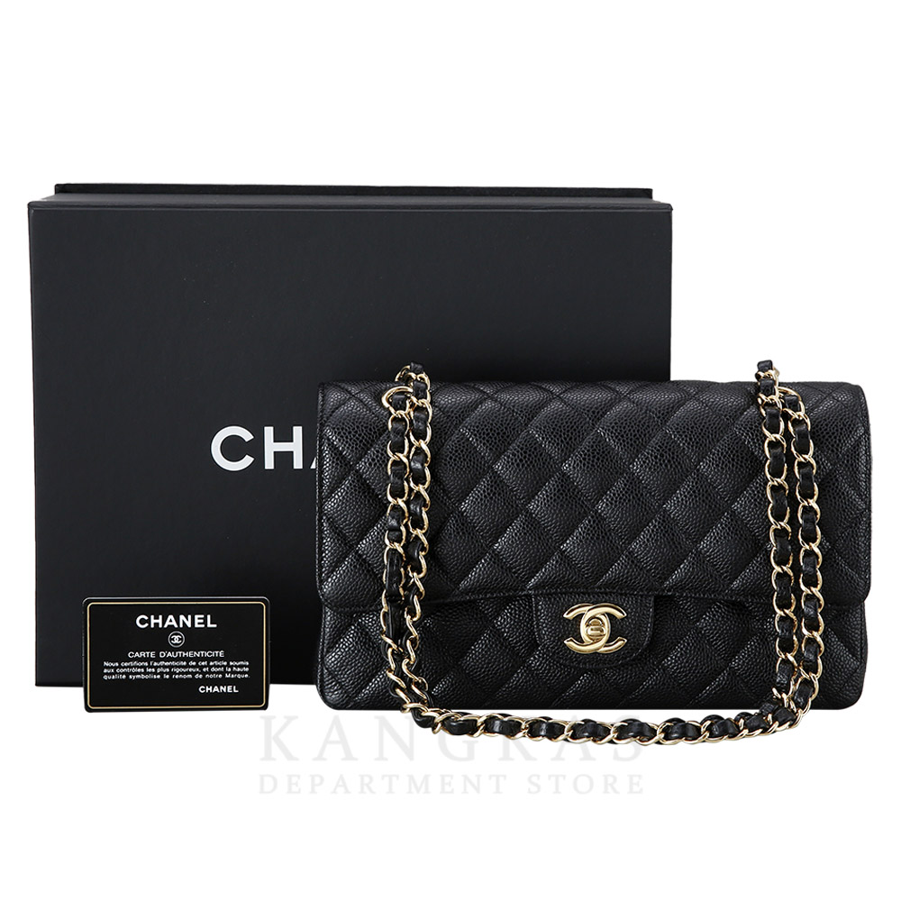 CHANEL(USED)샤넬 캐비어 클래식 미듐 플랩백