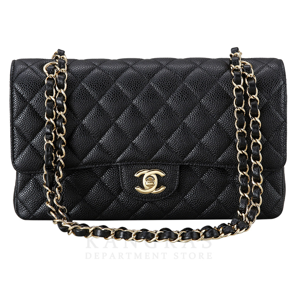 CHANEL(USED)샤넬 캐비어 클래식 미듐 플랩백