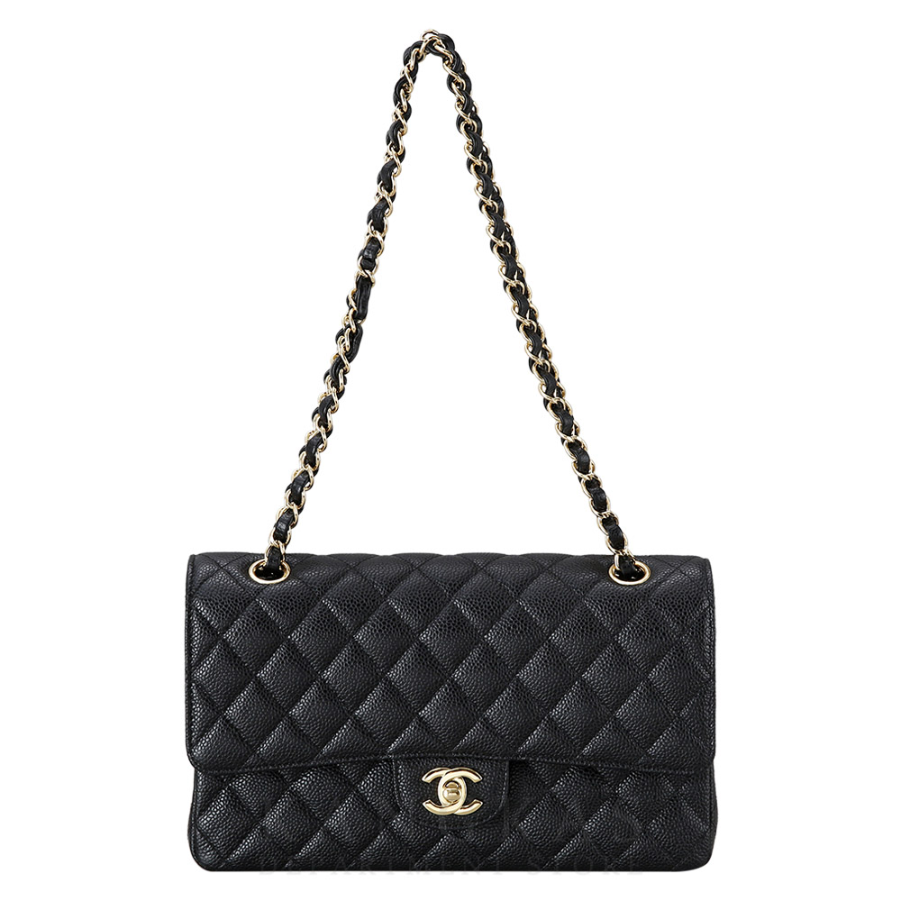 CHANEL(USED)샤넬 캐비어 클래식 미듐 플랩백