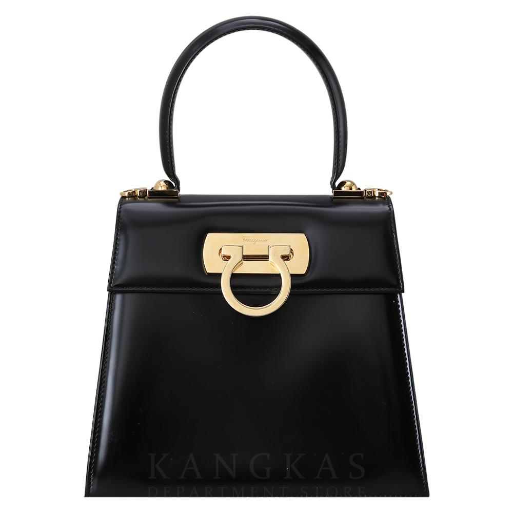 FERRAGAMO(USED)페레가모 켈리 탑 핸들백