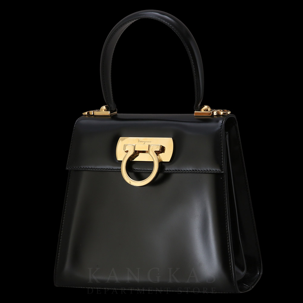 FERRAGAMO(USED)페레가모 켈리 탑 핸들백