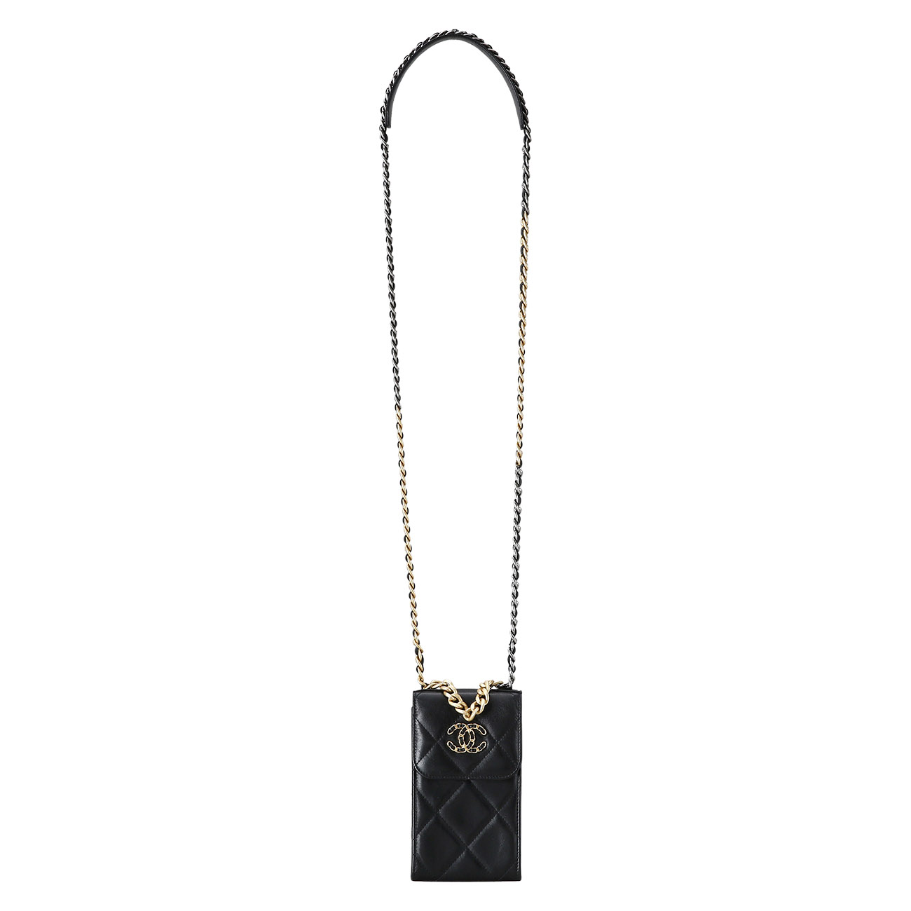 CHANEL(USED)K샤넬 19 폰 케이스 체인백