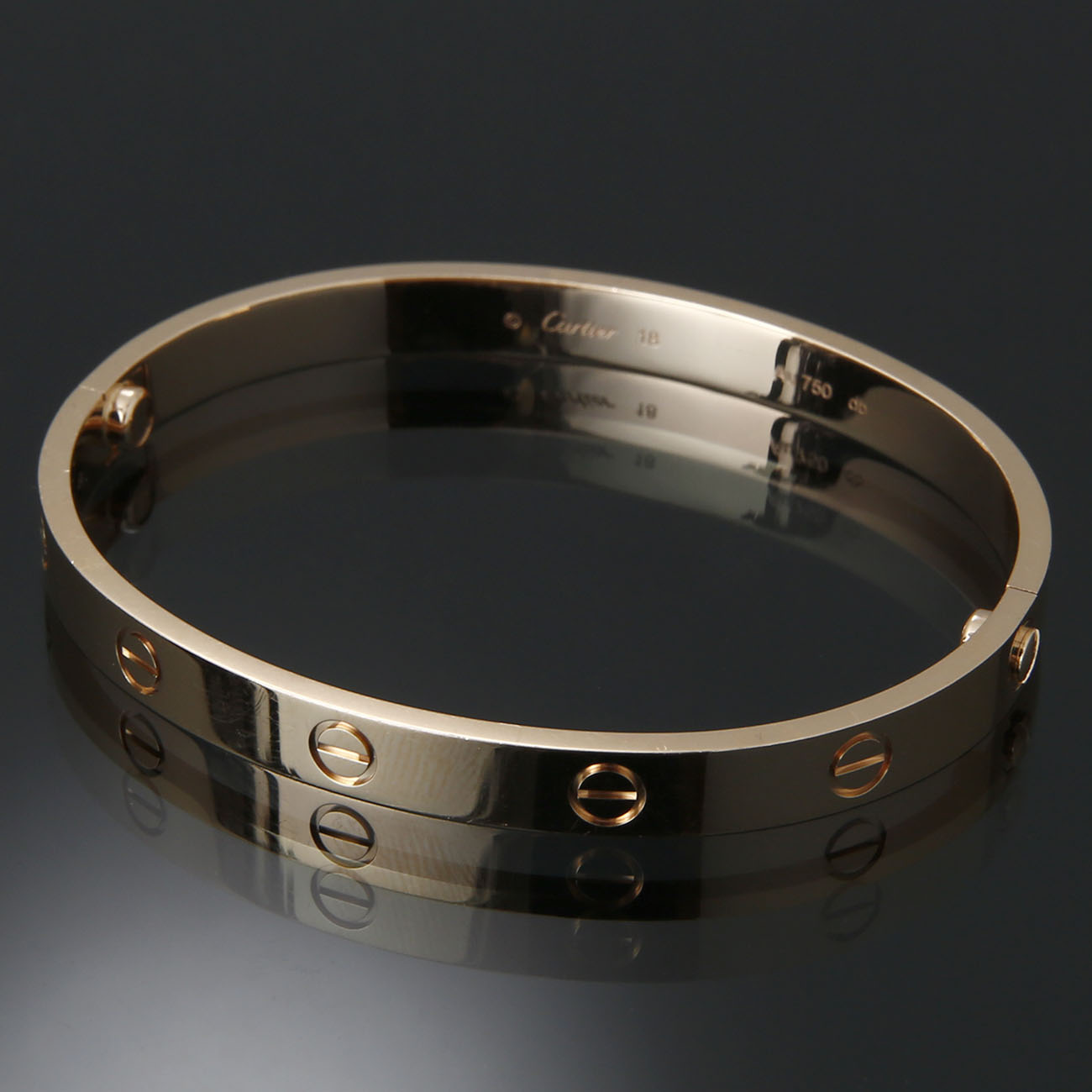 CARTIER(USED)까르띠에 러브 브레이슬릿 #18